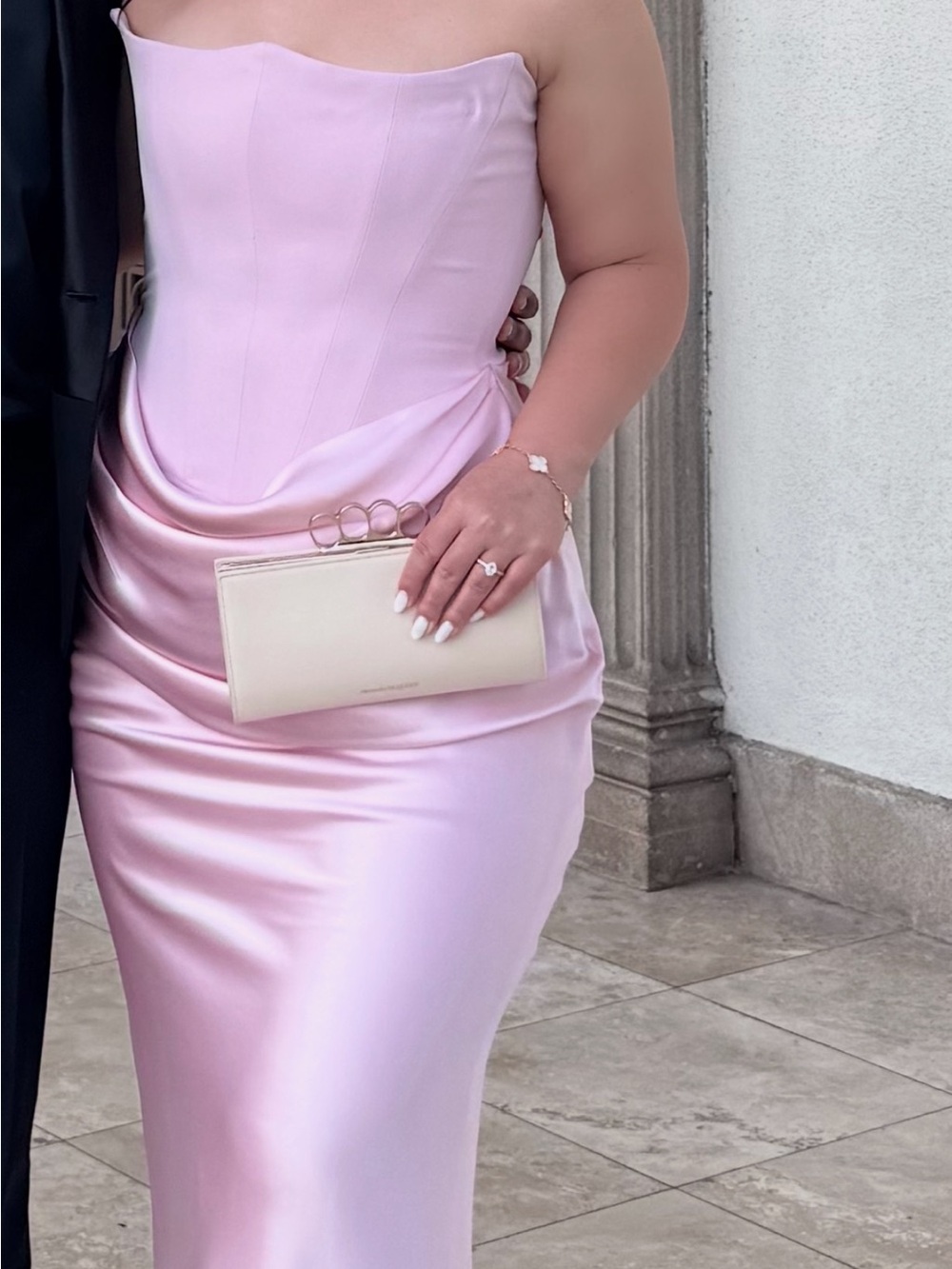 House of CB Pink Maxi Dress